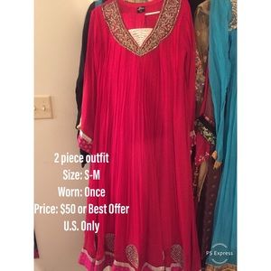 Pakistani / Indian Pink Anarkali